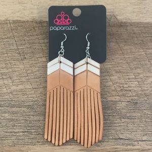 Leather Paparazzi Earrings